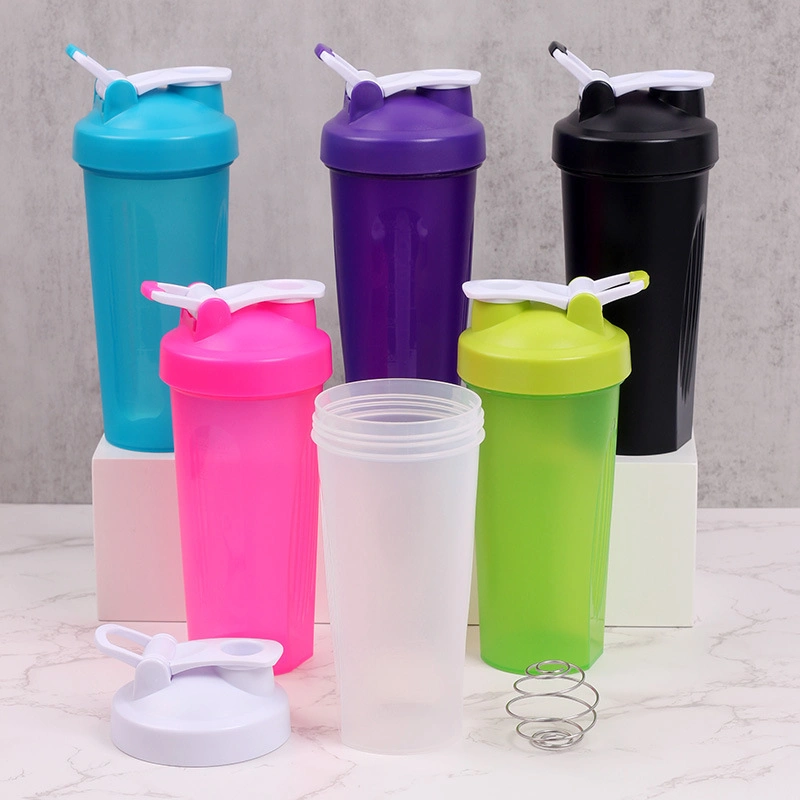 Wholesale Shaker Cup Custom Logo Sport Plastic Water Drinking Cup Shaker Bottle